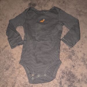 Carter's | Navy Striped Bodysuit with Fox Accent
